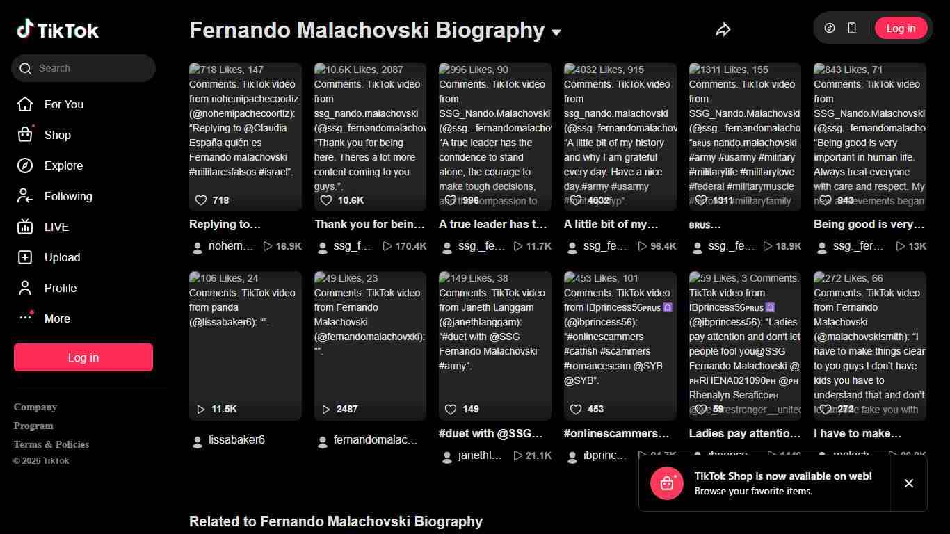 Fernando Malachovski Biography TikTok