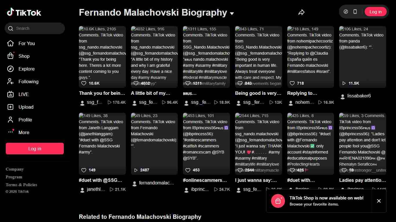 Fernando Malachovski Biography TikTok